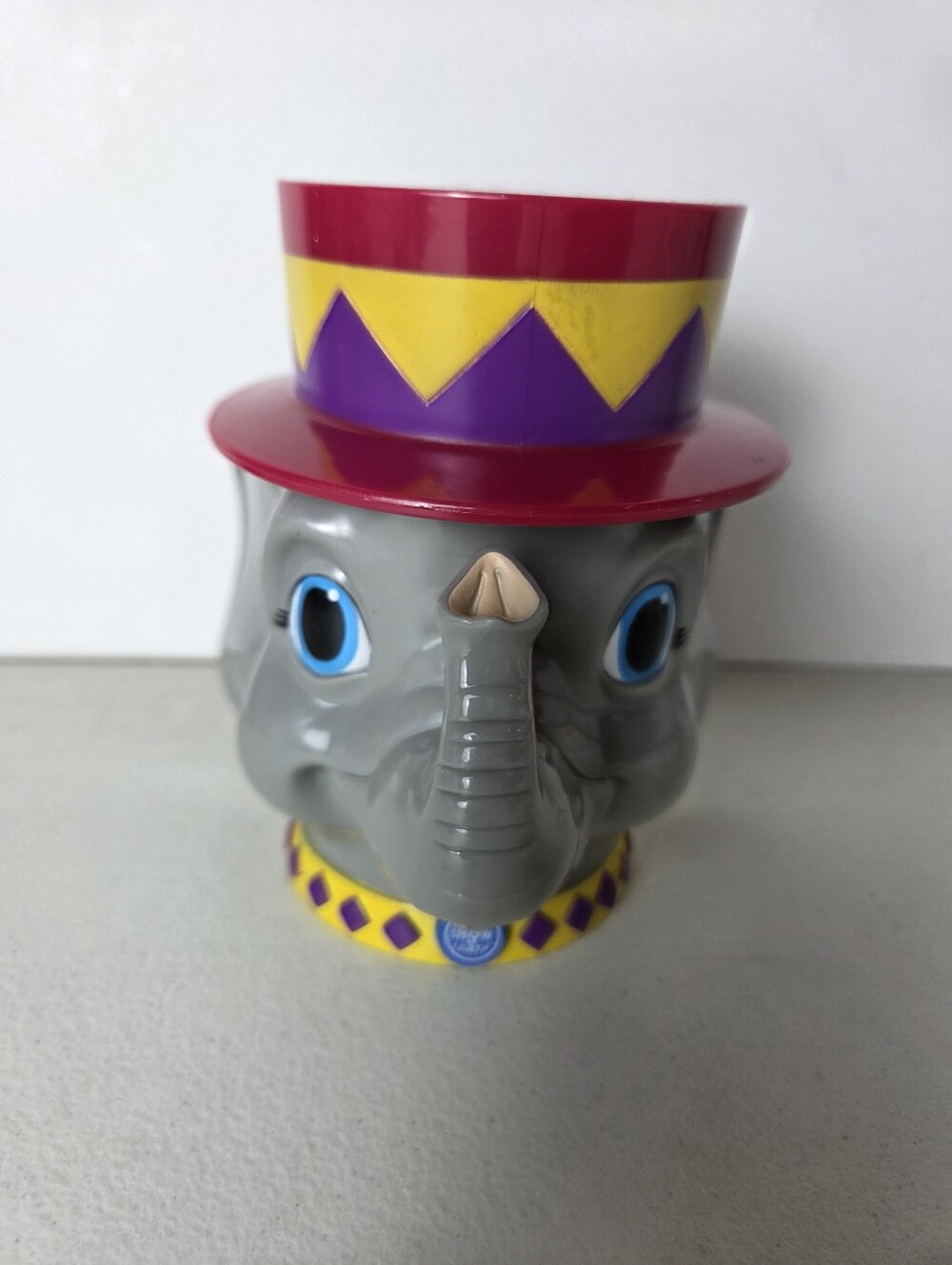 Ringling Brothers And Barnum Bailey Circus Elephant Plastic Mug With Lid 2009